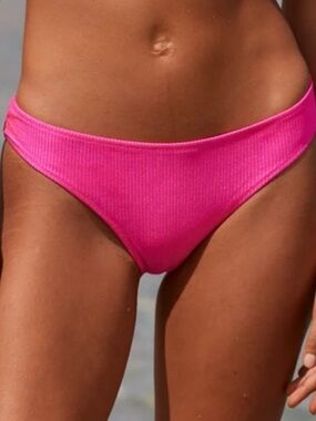 NWT Aerie Shine Ribbed Bikini Bottoms